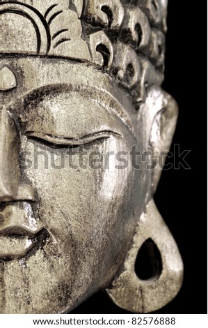 Shiny Decorative Buddhist Mask