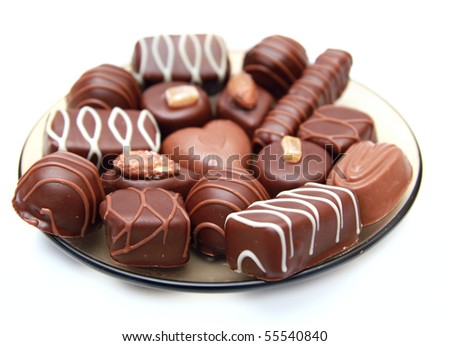 chocolate sweets Stock-photo-chocolate-candies-isolated-on-white-background-55540840