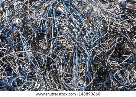 Chaos of network cables