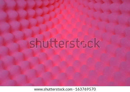 Pink foam acoustic, safe packaging material