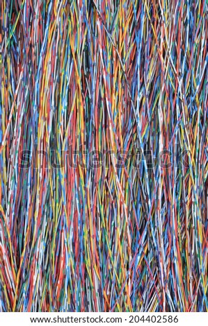 Colored cables for computer networks