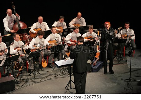 Josipa Lisac concert with Croatian radio and television tamburitza orchestra  in Kerempuh 30.10.2006