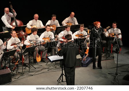 Josipa Lisac concert with Croatian radio and television tamburitza orchestra  in Kerempuh 30.10.2006