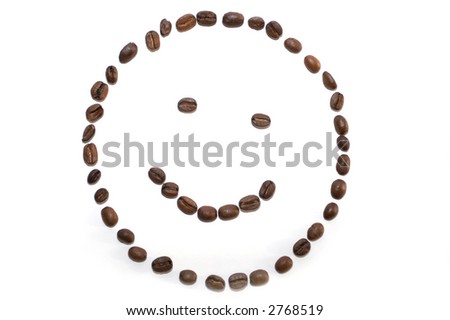 coffee bean face