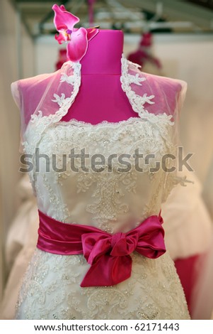 Wedding dress detail