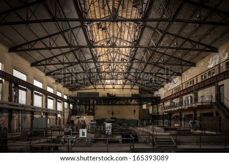 Electricity distribution hall in metal industry