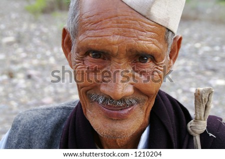 Old Man in Northern India