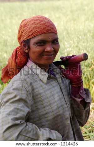 Indian Farm Woman