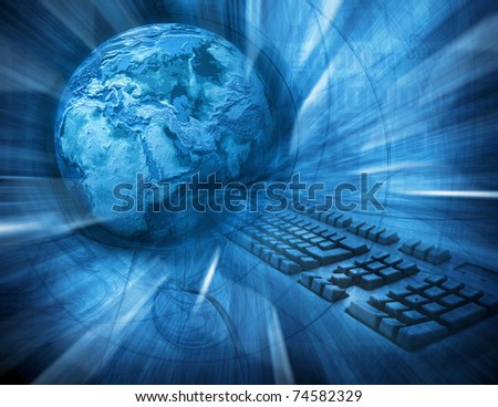 Abstract internet background