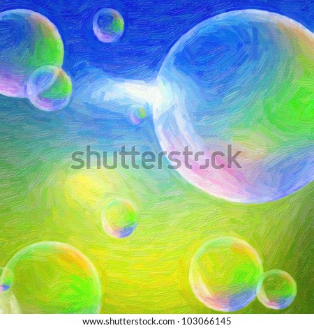 painting bubbles