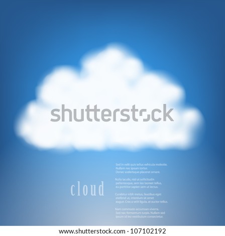 Cloud Blue Background