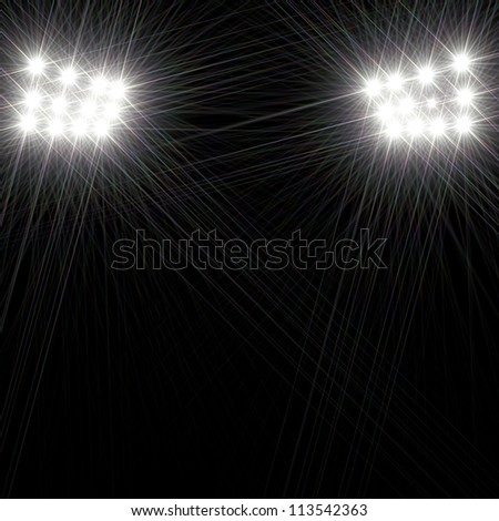 Stage Lights Background. Stock Photo 113542363 : Shutterstock