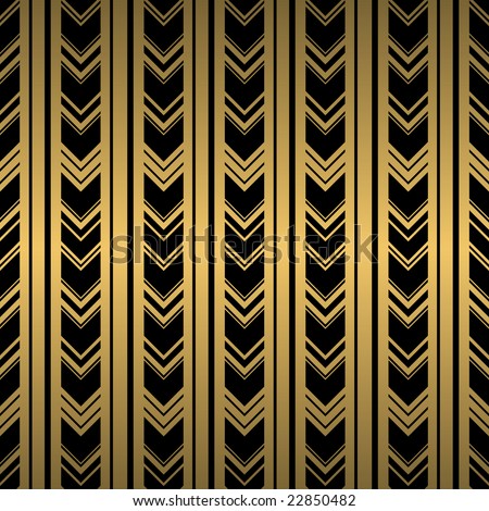 Black and gold seamless background repeat patterned wallpaper design