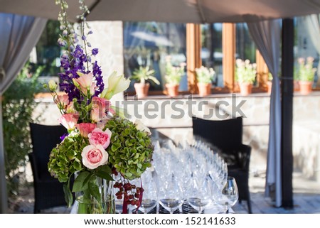 floral  wedding luxury decoration