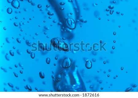 liquid with bubbles