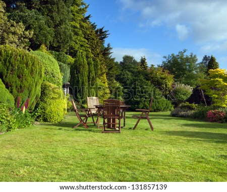 English Garden in early summer