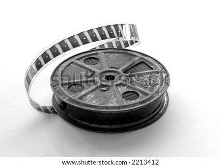 stock photo : 16mm film reel