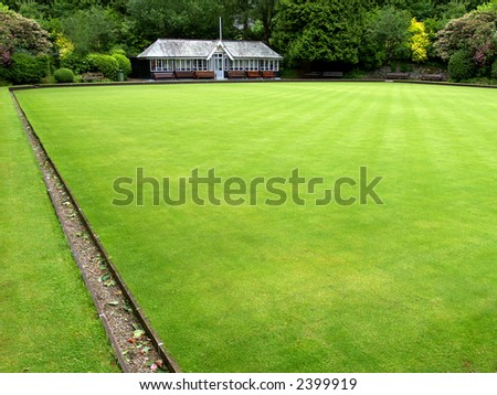 Bowling green and club house