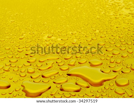 Liquid gold drops