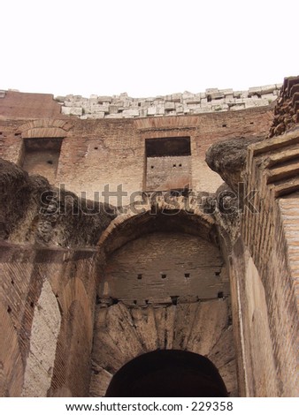 Roman Colosseum Inner Wall