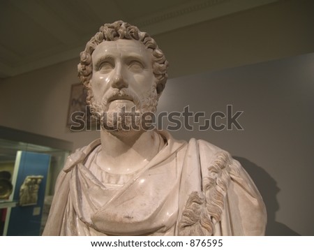 London museum roman bust beard