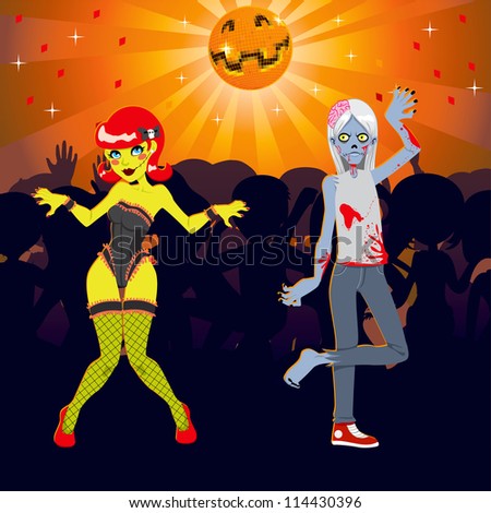 http://image.shutterstock.com/display_pic_with_logo/558148/114430396/stock-vector-man-and-woman-in-zombie-costume-dancing-in-halloween-disco-dance-party-114430396.jpg