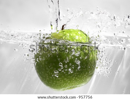 Fruits in water