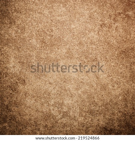 Grunge brown paper wall background or texture