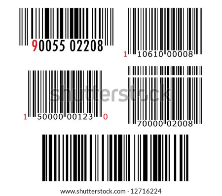 barcode vector. stock vector : Barcode pack