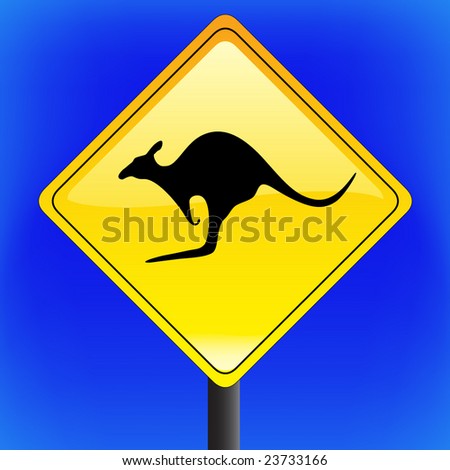 Warning Kangaroo