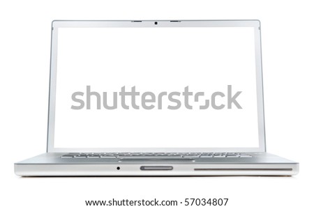 Laptop isolated on white Laptop isolated on white