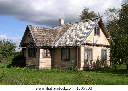 A country house in Lithuania