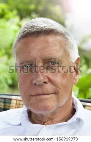 Happy Senior Man outdoor