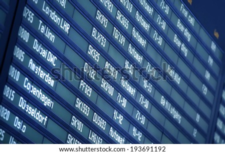 Airport Info Panel