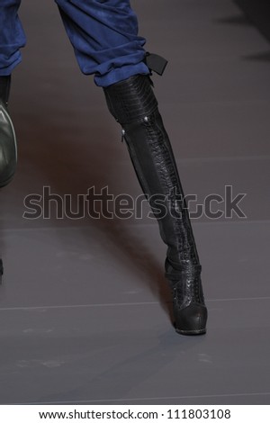 PARIS, FRANCE - MARCH 04: A model walks runway during the Christian Dior Ready to Wear Autumn/Winter 2011/2012 show during Paris Fashion Week at Musee Rodin on March 4, 2011 in Paris, France.