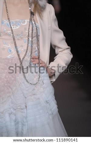 PARIS, FRANCE - MARCH 04: A model walks runway during the Christian Dior Ready to Wear Autumn/Winter 2011/2012 show during Paris Fashion Week at Musee Rodin on March 4, 2011 in Paris, France.