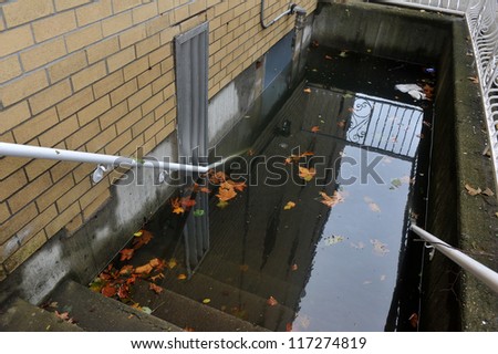 BROOKLYN, NY - OCTOBER 30: Serious flooding in the buildings at the Sheapsheadbay neighborhood due to impact from Hurricane Sandy in Brooklyn, New York, U.S., on Tuesday, October 30, 2012.