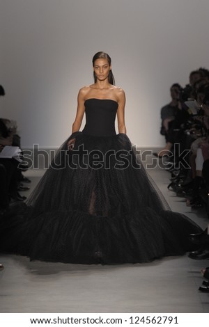 PARIS, FRANCE - MARCH 07: A model walks the runway at the Giambattista Valli fashion show during Paris Fashion Week on March 7, 2011 in Paris, France.