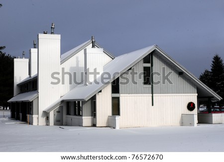 Winter timeshare ski house in Vermont