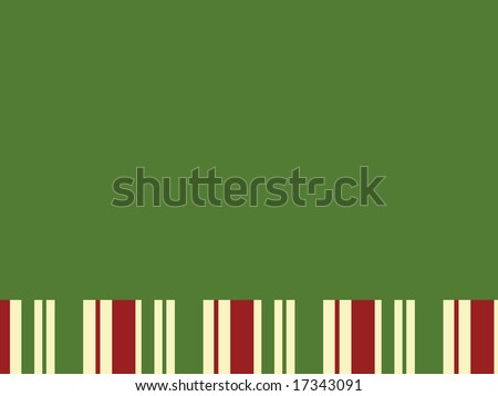 Green Block over Red and Green Vertical Stripes - good for background and title