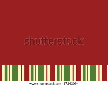 Red Block over Red and Green Vertical Stripes - good for background and title