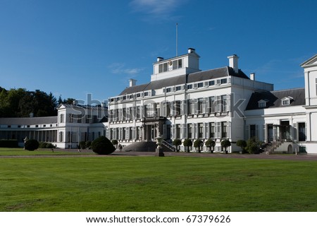 Royal Palace Soestdijk (the Netherlands). The former residence of Dutch royal family Queen Juliana, Bernhard and their children.