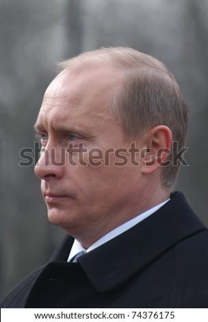 PRAGUE - MARCH 3: Russian Prime Minister Vladimir Putin during his official visit on March 3, 2010 in Prague, Czech Republic,
