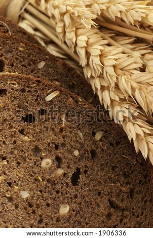 Wholegrain bread with seeds and grain