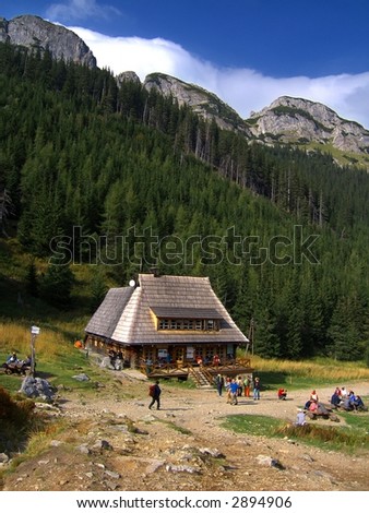 house in mountains, Tatra Mountains, Zakopane, Poland