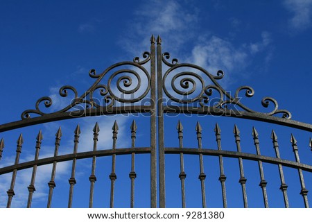 Iron Gate Stock Photo 9281380 : Shutterstock