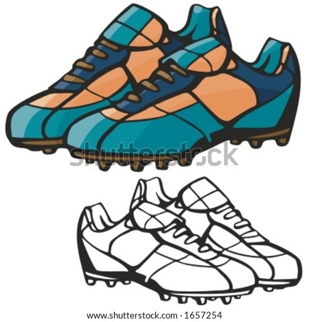 clip art football boots