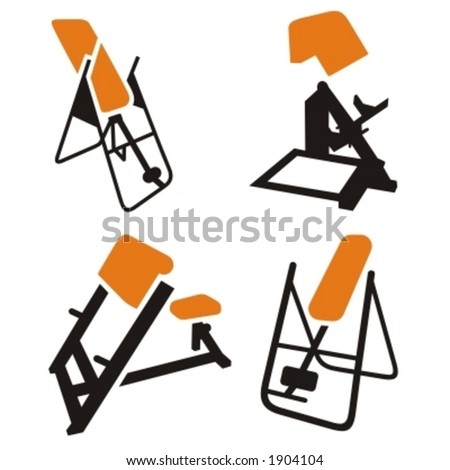 Fitness Vector Icons Series. - 1904104 : Shutterstock