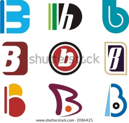 Logo Design Vector on Stock Vector   Alphabetical Logo Design Concepts  Letter B  Check My