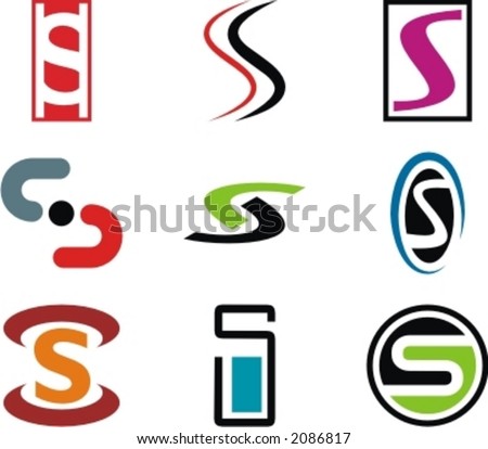 Logo Design  Alphabets on Stock Vector   Alphabetical Logo Design Concepts  Letter S  Check My